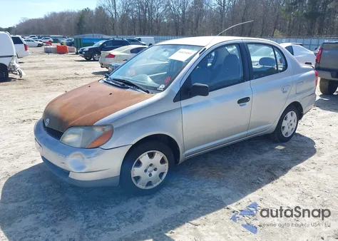 2001 Toyota Echo z USA, uszkodzony, nr VIN JTDBT123010164802